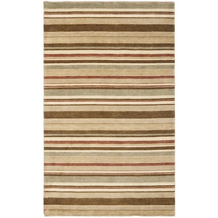 Safavieh 5 x 8 ft. Tibetan Hand Loomed Rug, Medium Rectangle - Camel and Multi Color TIB316A-5